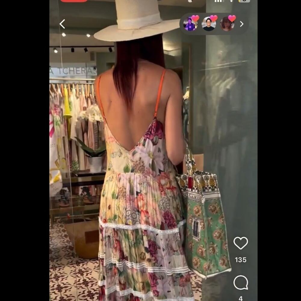 CAROLINA K Marietta floral tiered maxi dress - Picture 6 of 10